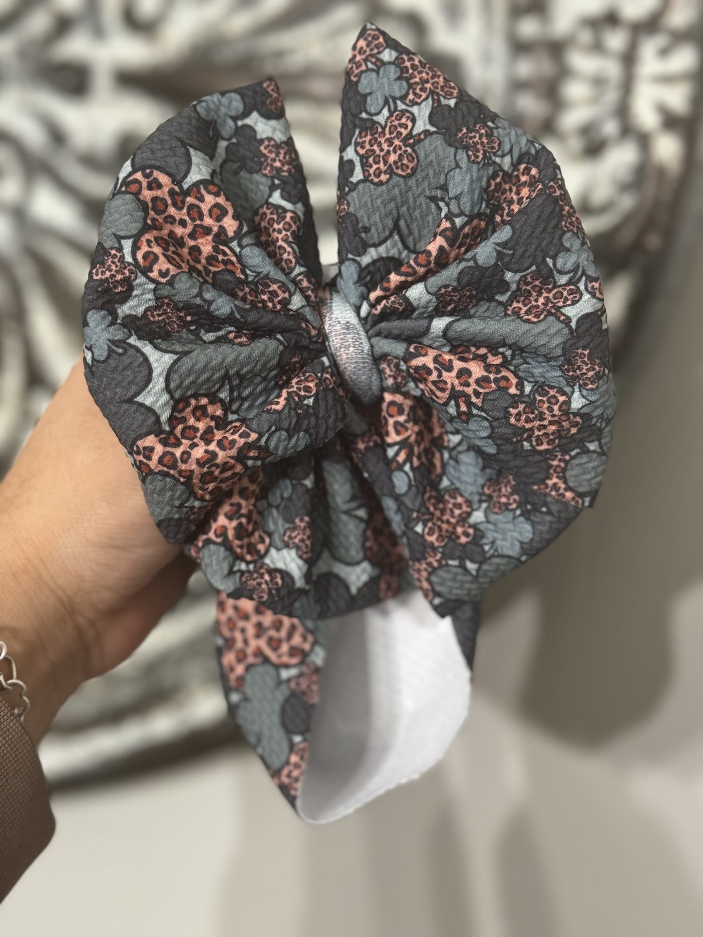 Leopard Four Leaf Clover