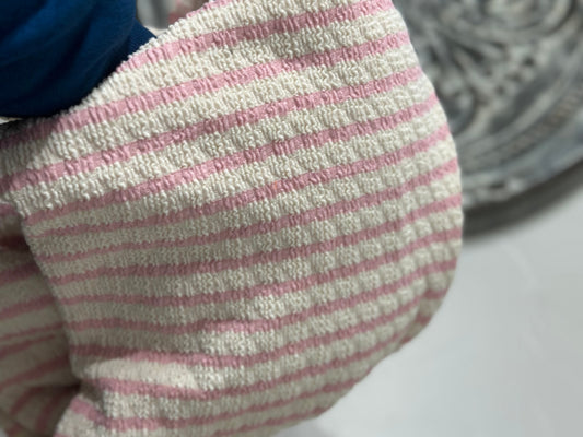 Pink and Cream Stripes