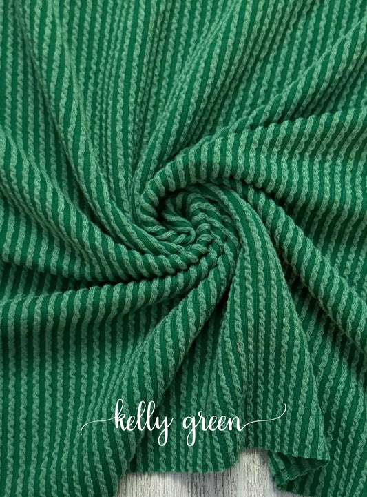 Kelly Green Waved