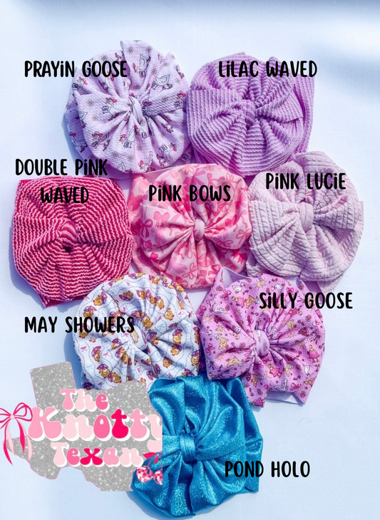 Double Pink Waved